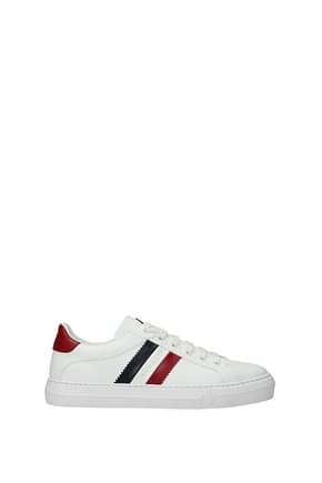 Moncler Sneakers ariel Women Leather White Red