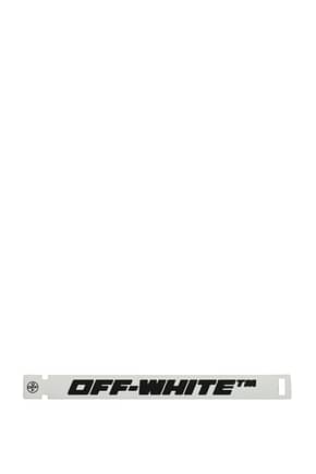 Off-White Bracciali industrial Uomo PVC Bianco Nero