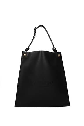 Valentino Garavani Shoulder bags identity Men Leather Black