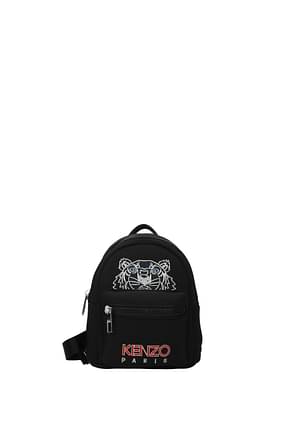 Kenzo Backpacks and bumbags Women Fabric  Black Mineral Blue