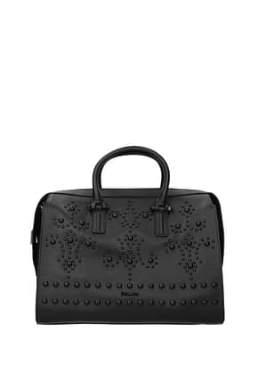 Pollini Handbags Women Leather Black
