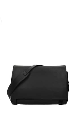 Bottega Veneta Crossbody Bag marco polo Men Leather Black