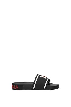 Dolce&Gabbana Slippers and clogs barth Women Rubber Black