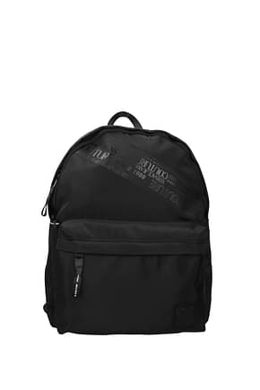 Versace Jeans Backpack and bumbags couture Men Polyurethane Black