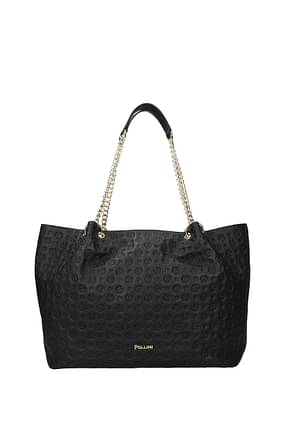 Pollini Shoulder bags Women Leather Black