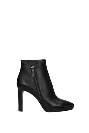 Saint Laurent Ankle boots hall Women Leather Black