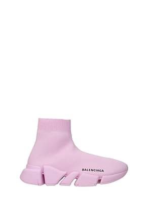 Balenciaga Sneakers speed 2.0 Damen Stoff Rosa Pastellrosa
