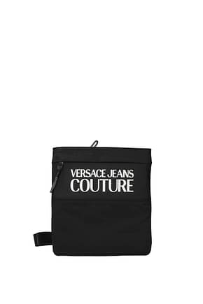 Versace Jeans Crossbody Bag couture Men Fabric  Black