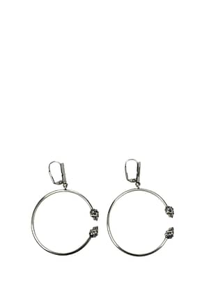 Alexander McQueen Earrings Women Brass Silver