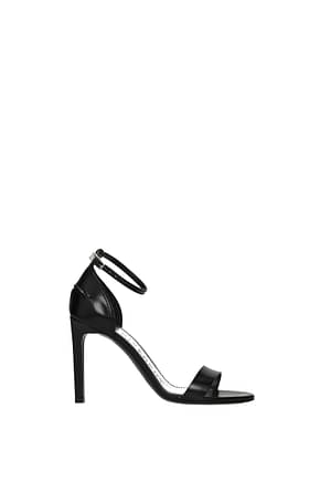 Givenchy Sandals Women Leather Black