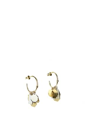 Celine Earrings Women Brass Gold Silver