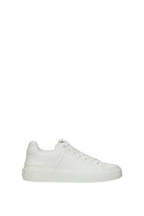 Balmain Sneakers Women Leather White