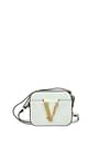 Versace Crossbody Bag Women Leather White