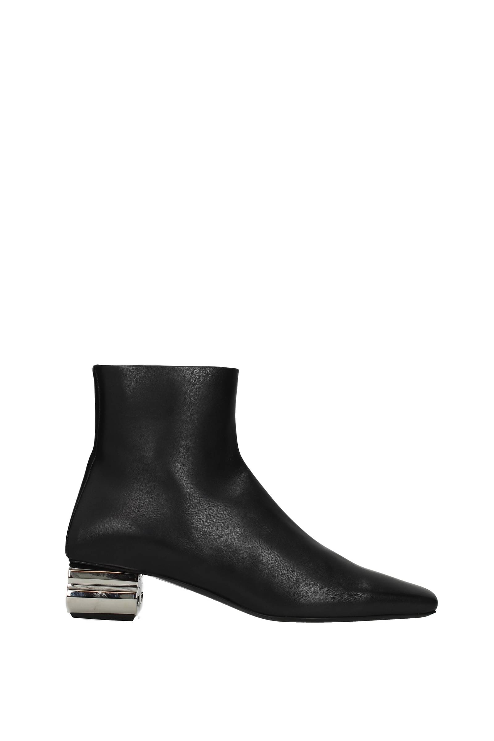 Waders Leather Knee High Boots in Black  Balenciaga  Mytheresa