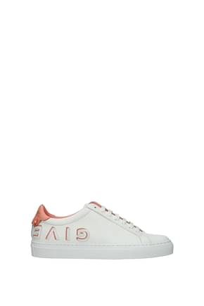 Givenchy Sneakers urban street Donna Pelle Bianco Fenicottero