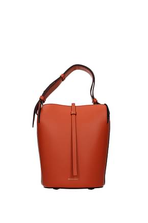 Burberry Shoulder bags Women Leather Orange