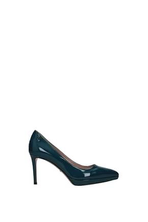 Gucci Pumps Women Patent Leather Green
