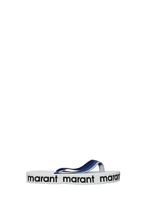 Isabel Marant Flip flops Women Fabric  Violet
