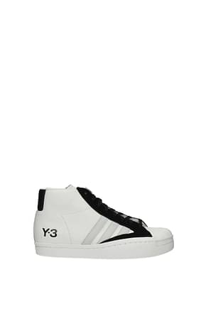 Y3 Yamamoto Sneakers adidas Donna Pelle Bianco Grigio