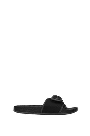 Adidas Slippers and clogs pharell williams Men Fabric  Black