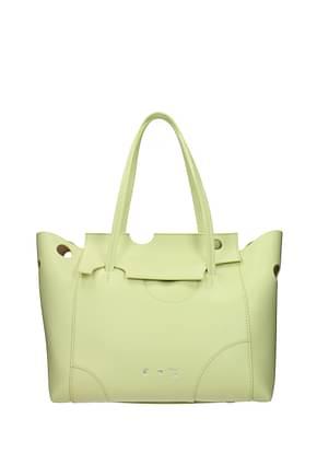 Off-White Shoulder bags Women Leather Green Lime