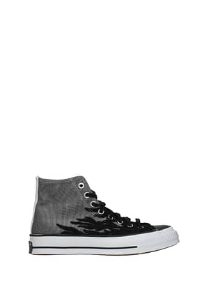 Converse Sneakers Homme Tissu Gris Noir