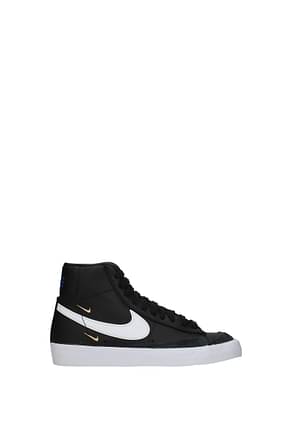 Nike Sneakers Women Leather Black White
