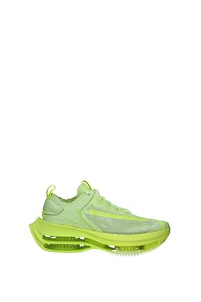 Nike Sneakers zoom double  Mujer Tejido Verde Amarillo Fluo