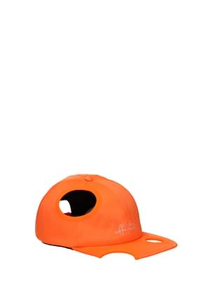 Off-White Hats Men Fabric  Orange Fluo Orange