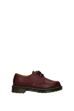 Dr. Martens Lace up and Monkstrap Women Leather Red Cherry