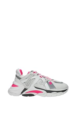 Ash Sneakers flash Women Fabric  White Fluo Pink