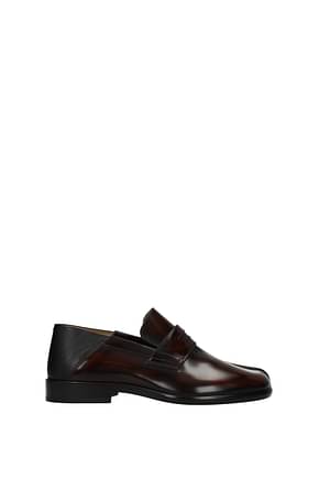 Maison Margiela Loafers Men Leather Brown