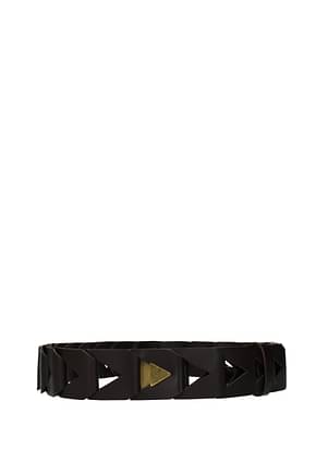Bottega Veneta High-waist belts Women Leather Brown Dark Brown