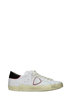 Philippe Model Sneakers prsx Men Leather White Red