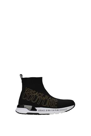 Versace Jeans Sneakers Donna Tessuto Nero