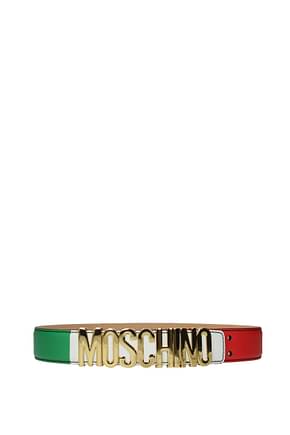 Moschino أحزمة عادية نساء جلد متعدد الألوان