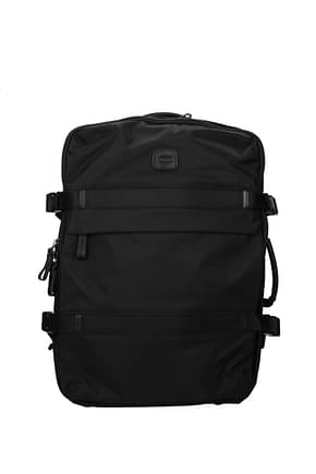 Bric's Backpack and bumbags Men Fabric  Black