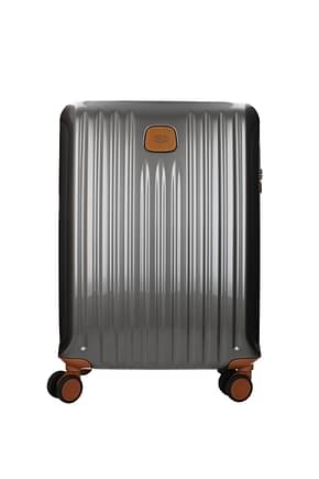 Bric's Wheeled Luggages Men Polycarbonate Gray Fawn