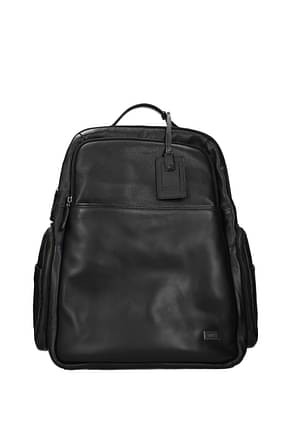 Bric's Backpack and bumbags Men Leather Black