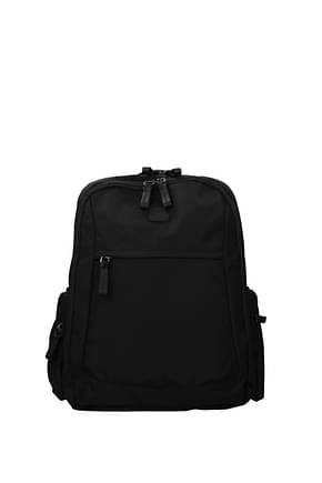 Bric's Backpack and bumbags Men Fabric  Black