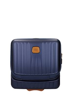 Bric's Wheeled Luggages Men Polycarbonate Blue