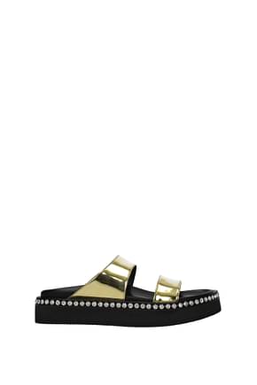 Giuseppe Zanotti Slippers and clogs Women Patent Leather Gold