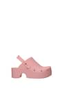 Xocoi Slippers and clogs Women Polyurethane Pink
