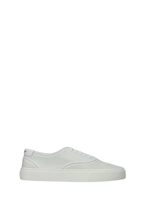 Saint Laurent Sneakers venice low top Men Leather White Optic White
