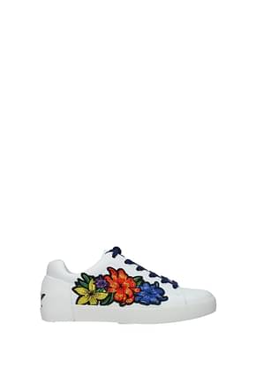 Ash Sneakers neo Women Leather White Blue