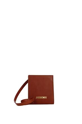 Jacquemus Crossbody Bag Women Leather Brown Terracotta