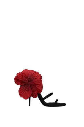 Dolce&Gabbana 凉鞋 女士 缎面 黑色