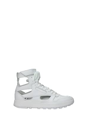Maison Margiela Sneakers x reebok Damen Leder Weiß Optic White