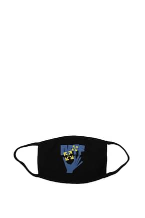 Off-White Idee regalo mask Uomo Cotone Nero Azzurro