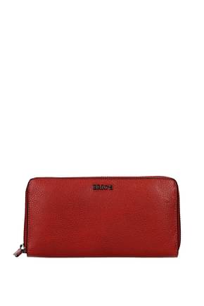 Bric's Brieftasche Damen Leder Rot